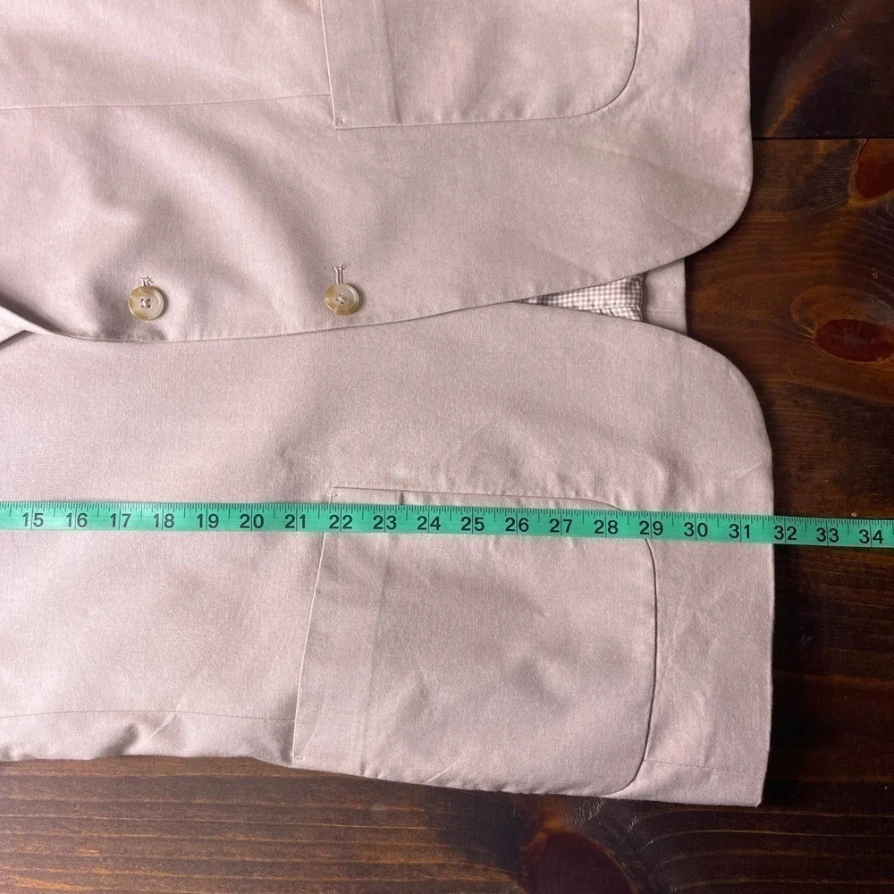 Southern Pines Tan Cotton Sports Coat Blazer Lightweight Lined Men's Size Medium